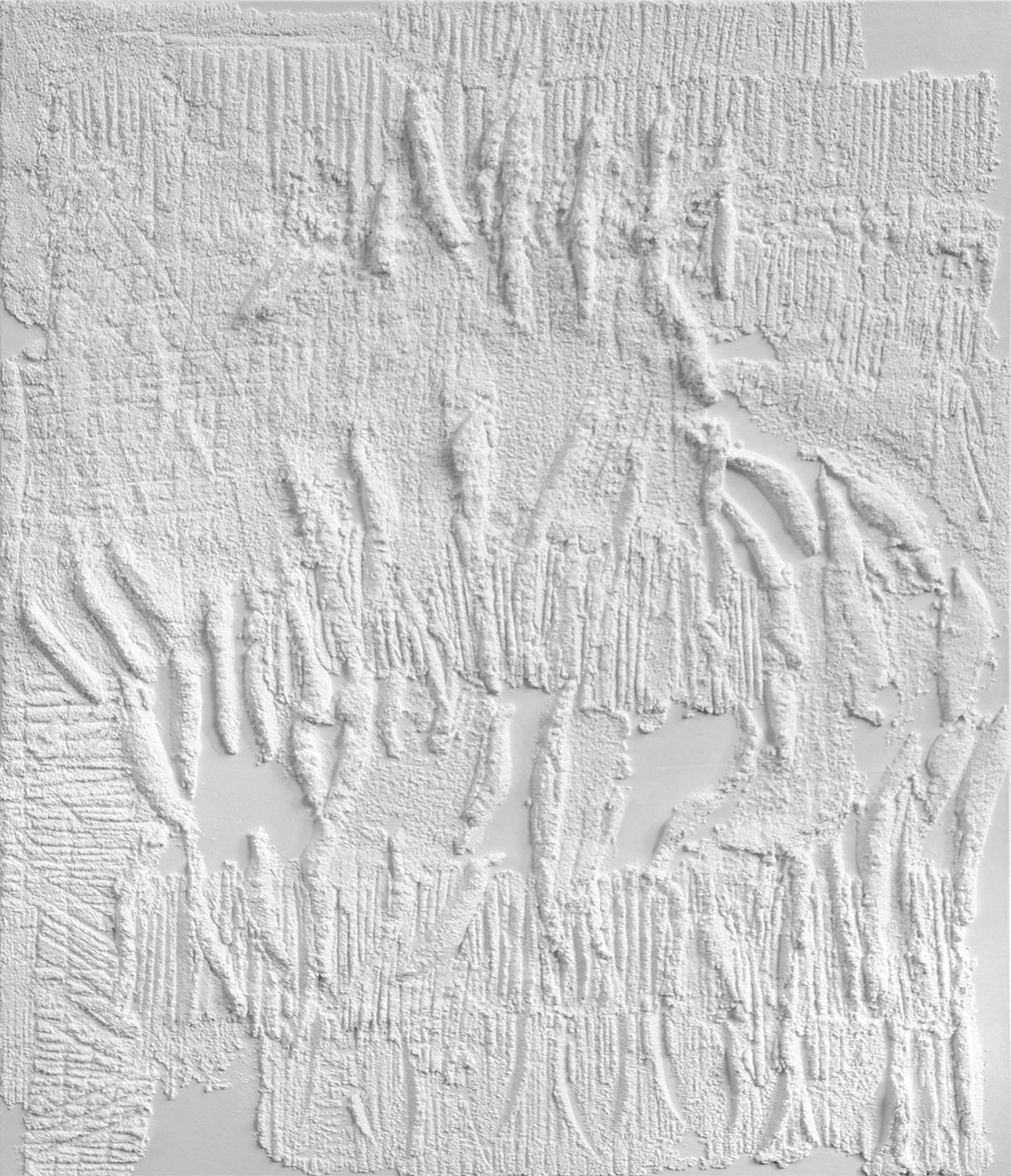 UOON2, contemporary abstract painting by Alexis Toublanc continuing a series exploring repetition, variation and abstract form